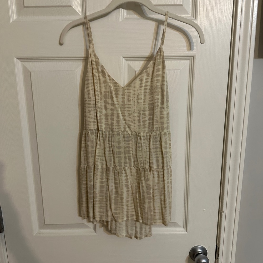 Old Navy Cream Tiered Camisole